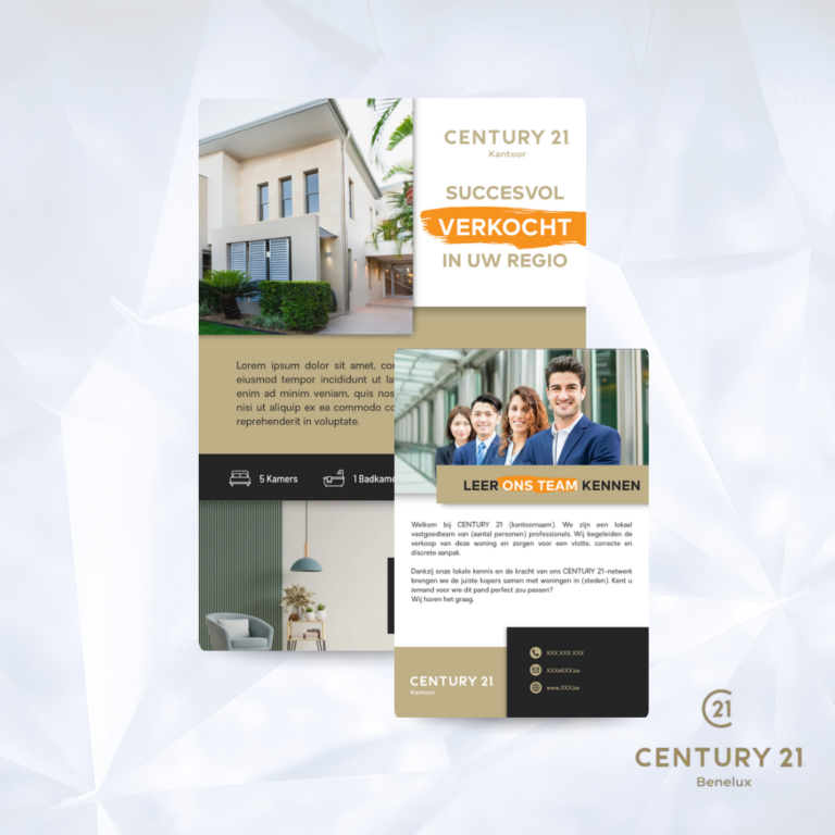 Grafisch ontwerp CENTURY21 Benelux
